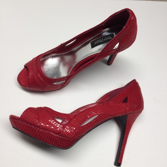 White House Black Market Callie Peep Toe Heel, 7.5 - Picture 4 of 8